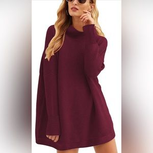 Trendy Casual Turtleneck Sweater
